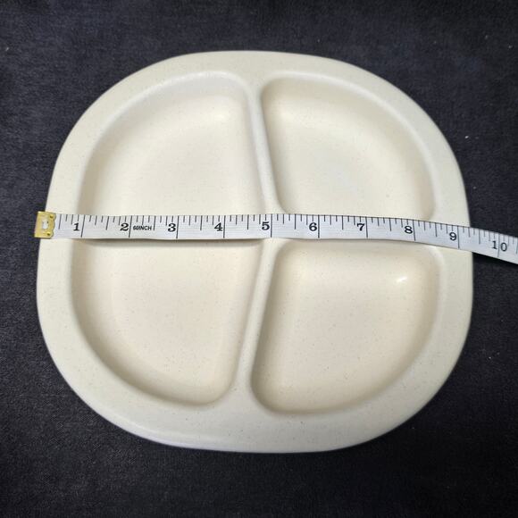 Vintage Rubbermaid Microwave Heatables Cookware Divided Plate Microwavable Dish - Picture 6 of 7